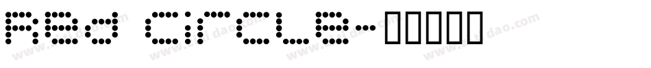 Red Circle字体转换